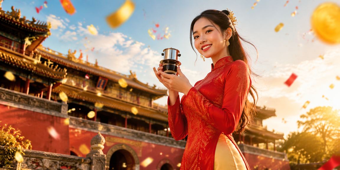 Người dùng tại Huế xem thông tin cá cược trong không gian cà phê Việt Nam